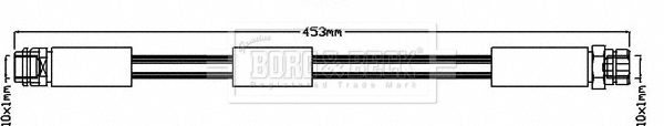 BORG & BECK stabdžių žarnelė BBH8095